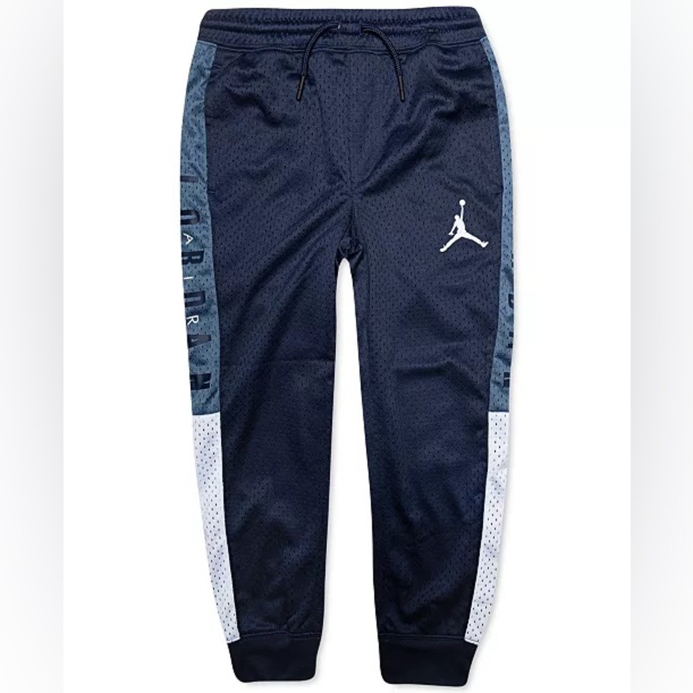 Jordan Toddler Boys Colorblocked Mesh Joggers size 2-3 years old blue sweatpants